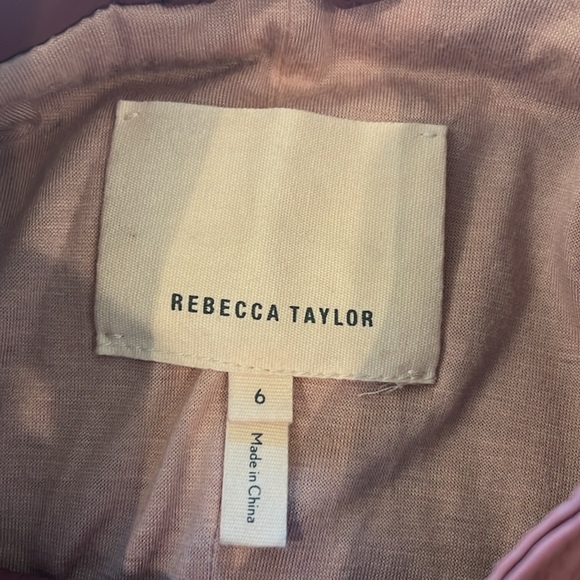 Rebecca Taylor Garment Washed leather jacket - Picture 4 of 7